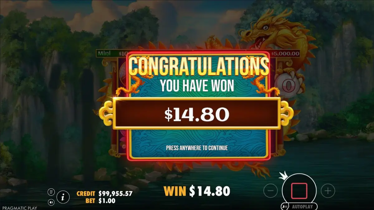 Dragão dourado e elementos de fantasia no slot Dragon’s Gate Bonus Choice